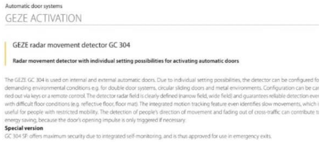 Automatic Sliding Door Operator