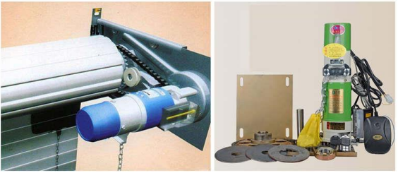 Automatic aluminum roller shutter