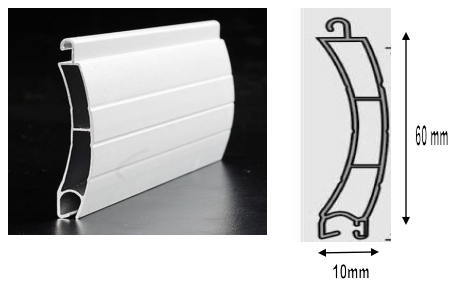 Automatic aluminum roller shutter